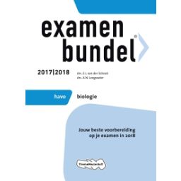 Afbeelding van Examenbundel Biologie : havo : 2017/2018