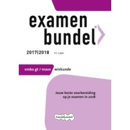 Afbeelding van Examenbundel Wiskunde : vmbo-gt/mavo : 2017/2018