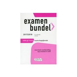 Afbeelding van Examenbundel Maatschappijkunde : vmbo-t/mavo : 2017/2018
