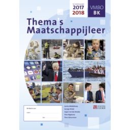 Afbeelding van Thema's Maatschappijleer 2017-2018 : vmbo-bk : Les-/werkboek