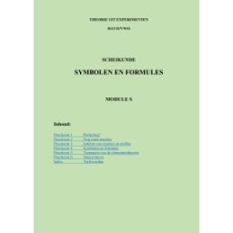 Afbeelding van Theorie uit experimenten : Symbolen en formules
