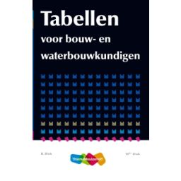 Afbeelding van Tabellen voor bouwkunde en waterbouwkunde