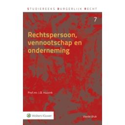 Afbeelding van Rechtspersoon, vennootschap en onderneming