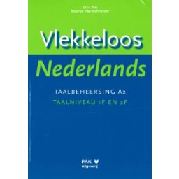 Afbeelding van Vlekkeloos Nederlands : Taalbeheersing A2 : taalniveau 1F en 2F