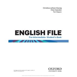Afbeelding van English file 3rd ed : Pre-intermediate : Student's book