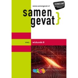 Afbeelding van Samengevat Wiskunde B : vwo
