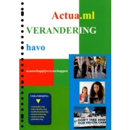 Afbeelding van Actua.ml : havo : Verandering : Leer-/werkboek