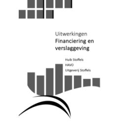 Afbeelding van Stoffels Bedrijfseconomie : havo : Financiering en verslaggeving : Uitwerkingen