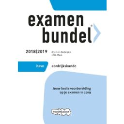 Afbeelding van Examenbundel Aardrijkskunde : havo : 2018/2019