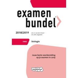 Afbeelding van Examenbundel Biologie : vwo : 2018/2019