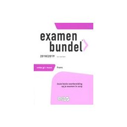 Afbeelding van Examenbundel Frans : vmbo-gt/mavo : 2018/2019