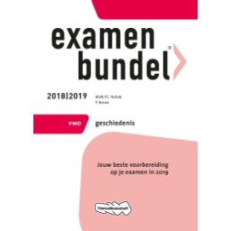 Afbeelding van Examenbundel Geschiedenis : vwo : 2018/2019