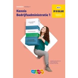 Afbeelding van BV in balans : Kennis bedrijfsadministratie 1 : Werkboek