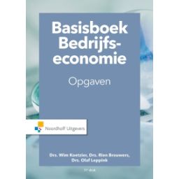 Afbeelding van Basisboek bedrijfseconomie : Opgaven