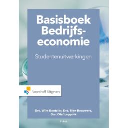 Afbeelding van Basisboek bedrijfseconomie 9e dr : Studentenuitwerkingen