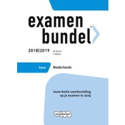 Afbeelding van Examenbundel Nederlands : havo : 2018/2019