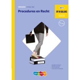 Afbeelding van BV in balans 4e dr : mbo 3+4 : Procedures en recht : Werkboek
