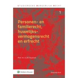 Afbeelding van Personen- en familierecht, huwelijksvermogensrecht en erfrecht