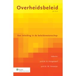 Afbeelding van Overheidsbeleid : een inleiding in de beleidswetenschap