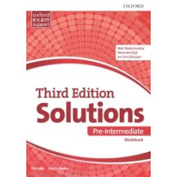 Afbeelding van Solutions 3rd ed : Pre-intermediate : Workbook (NL)