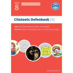 Afbeelding van Citotoets oefenboek : Groep 8, dl. 3 : Gemengde opgaven
