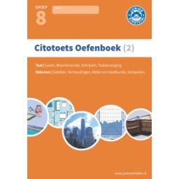 Afbeelding van Citotoets oefenboek : Groep 8, dl 2 : Gemengde opgaven