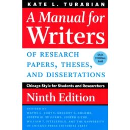 Afbeelding van A manual for writers of research papers, theses, and dissertations