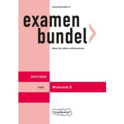 Afbeelding van Examenbundel Wiskunde B : vwo : 2019/2020