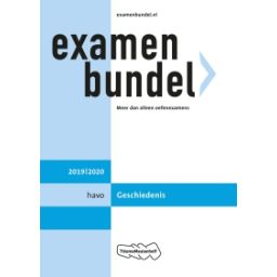 Afbeelding van Examenbundel Geschiedenis : havo : 2019/2020