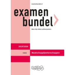 Afbeelding van Examenbundel Maatschappijwetenschappen : vwo : 2019/2020