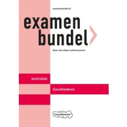 Afbeelding van Examenbundel Geschiedenis : vwo : 2019/2020
