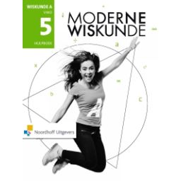 Afbeelding van Moderne wiskunde 11e ed : 5 vwo A : Hulpboek