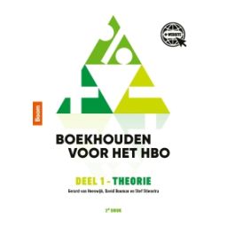 Afbeelding van Boekhouden voor het hbo 2e dr : Deel 1 : Theorie