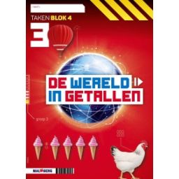 Afbeelding van De wereld in getallen 5e versie : Groep 3, blok 4 : Werkboek
