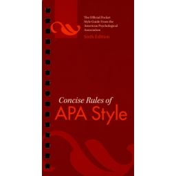 Afbeelding van Concise rules of APA style 6th ed