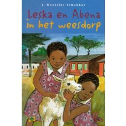 Afbeelding van Leska en Abena in het weesdorp