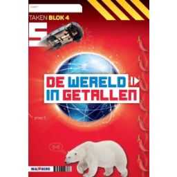 Afbeelding van De wereld in getallen 5e versie : Groep 5, blok 4 : Werkboek