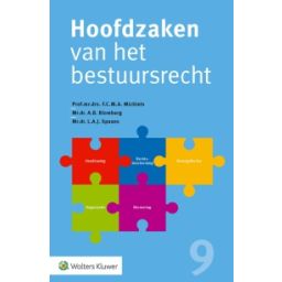 Afbeelding van Hoofdzaken van het bestuursrecht 9e dr