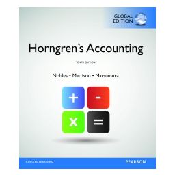 Afbeelding van Horngren's accounting 10th ed