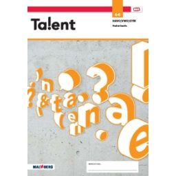 Afbeelding van Talent : 4+5+6 havo/vwo/gymnasium : Vakboek
