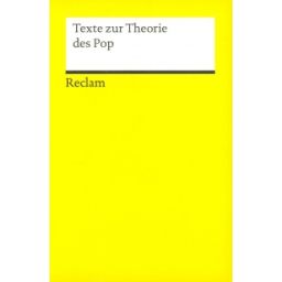 Afbeelding van Texte zur Theorie des Pop