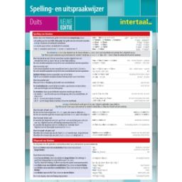 Afbeelding van Spelling- en uitspraakwijzer Duits