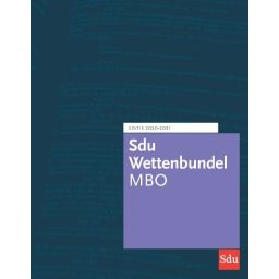 Afbeelding van Sdu Wettenbundel MBO 2020-2021