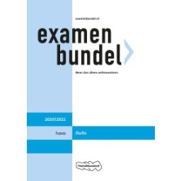 Afbeelding van Examenbundel Duits : havo : 2020/2021