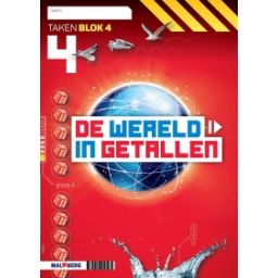 Afbeelding van De wereld in getallen 5e versie : Groep 4, blok 4 : Werkboek