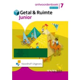 Afbeelding van Getal & ruimte junior : Groep 7, blok 1 t/m 5 : Antwoordenboek