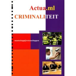 Afbeelding van Actua.ml : havo/vwo : Criminaliteit