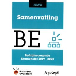 Afbeelding van Samenvatting Bedrijfseconomie : havo : 2019-2020