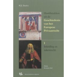 Afbeelding van Hoofdstukken uit de geschiedenis van het Europese privaatrecht
