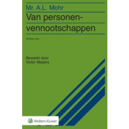 Afbeelding van Van personenvennootschappen 8e dr